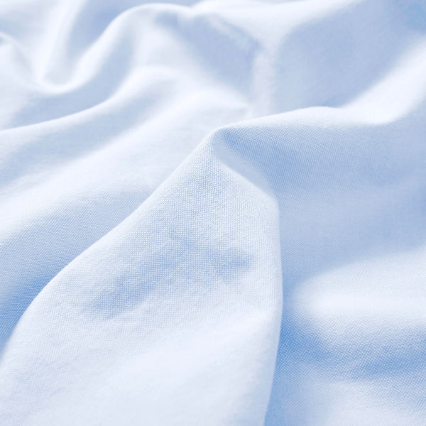 Organic Oxford Popover Shirt - Light Blue