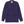Cotton Collarless Overshirt - Dark Blue